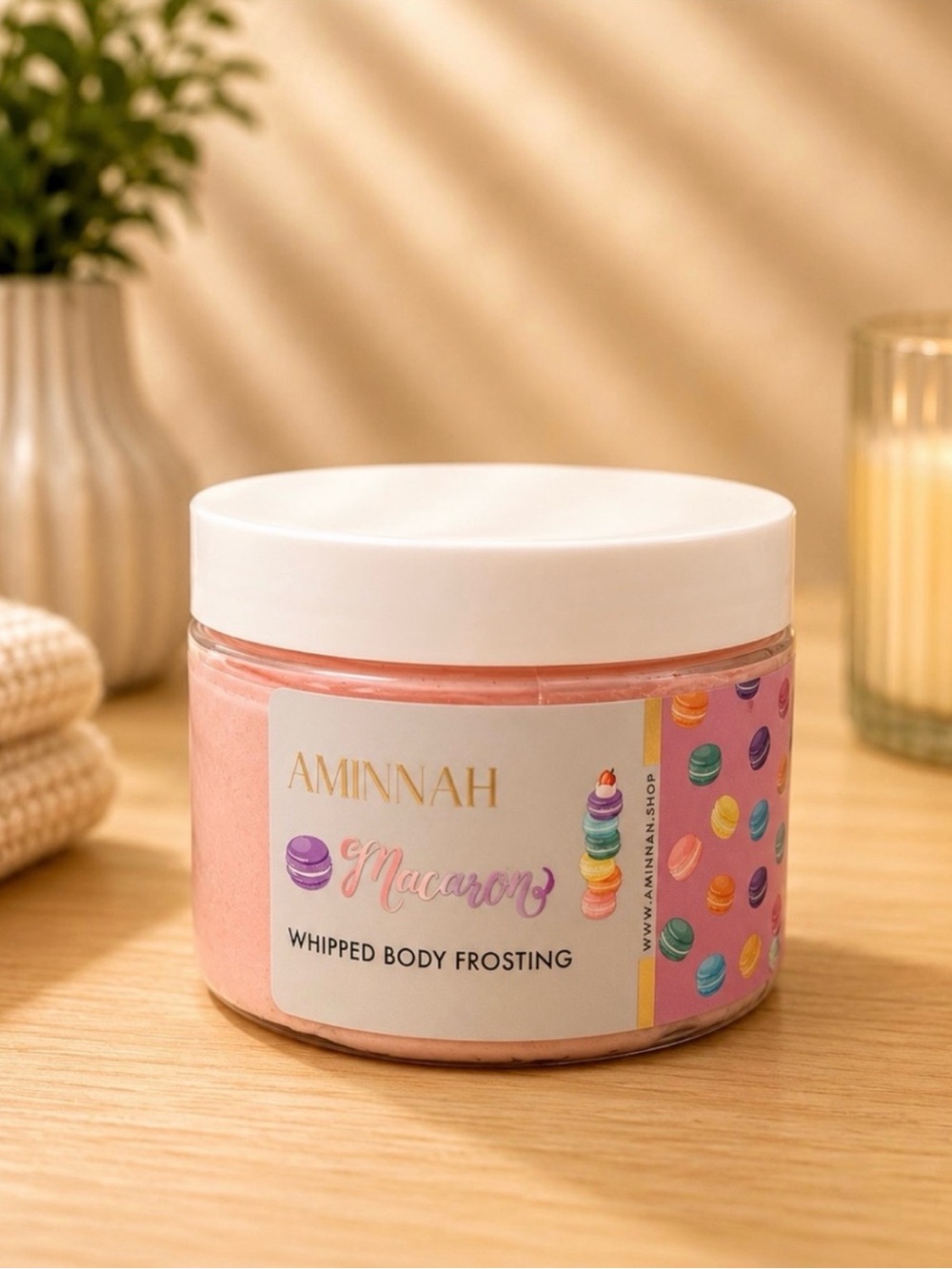 Aminnah Macaron Whipped Body Frosting